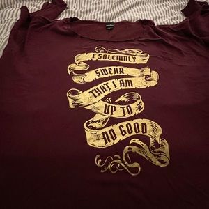 Harry Potter Off The Shoulder Sweater